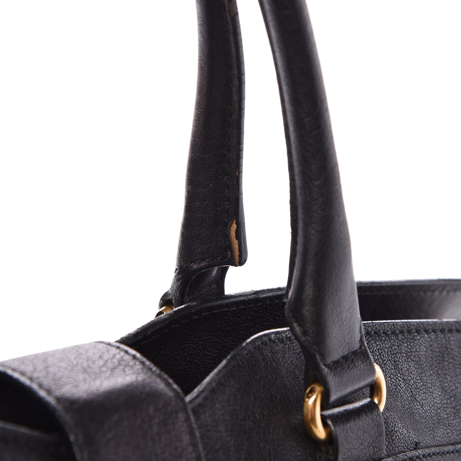 Saint Laurent Sheepskin Large Cabas ChYc Black 17 of 24
