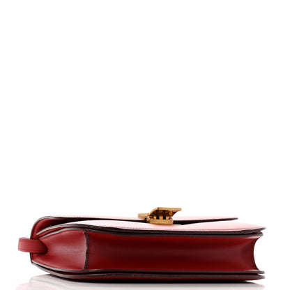 Celine Box Calfskin Medium Classic Box Flap Bag Red 4 of 15