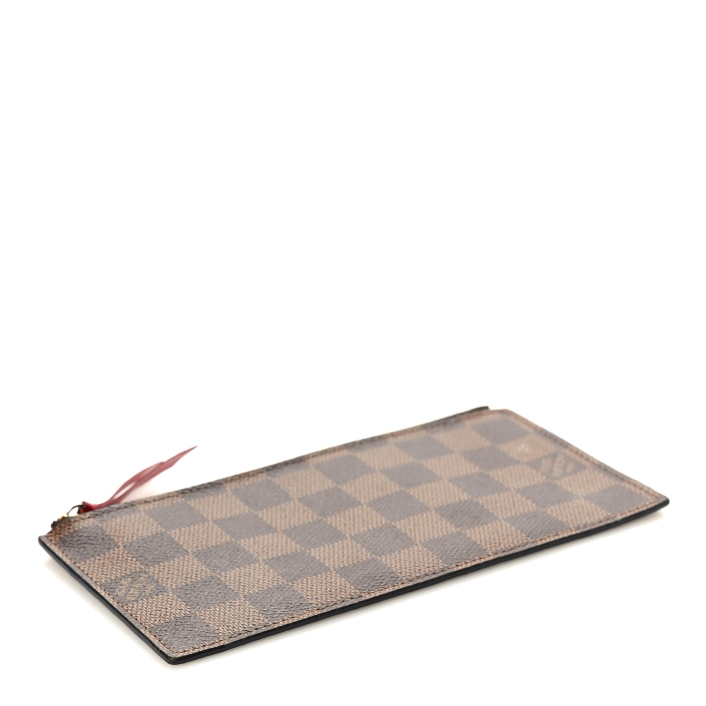 Damier Ebene Felicie Chain Wallet Zippered Insert