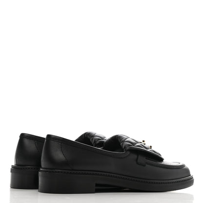 Chanel Lambskin Quilted CC Turnlock Loafers 39 Black 4 of 9