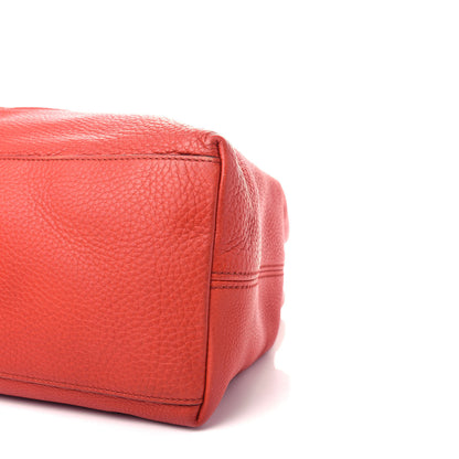 Gucci Pebbled Calfskin Medium Soho Chain Shoulder Bag Tabasco Red 9 of 11