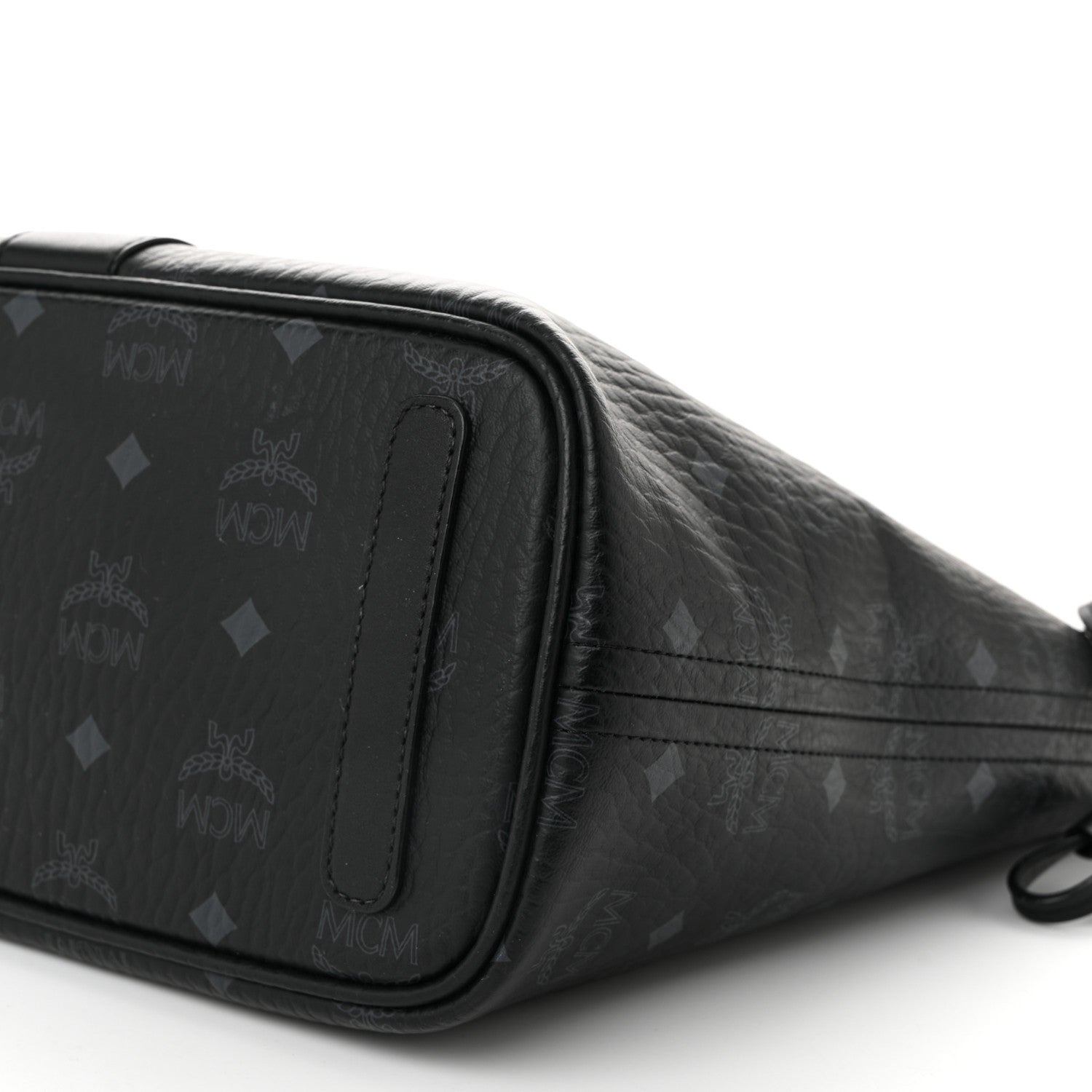 MCM Visetos Small Liz Reversible Shopper Tote Black 16 of 17