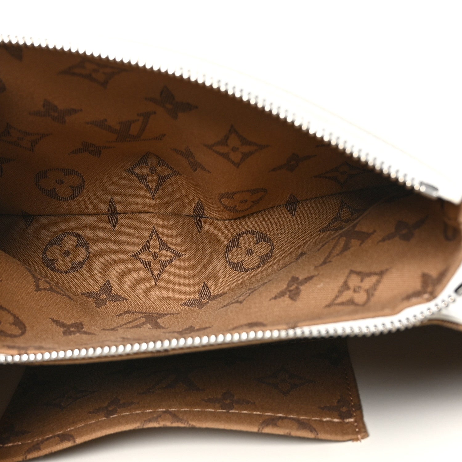Louis Vuitton Calfskin Reverse Monogram Swing White 6 of 10