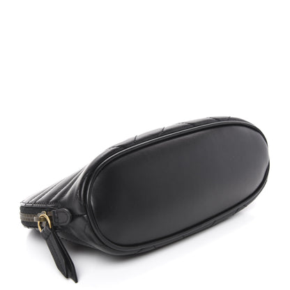 Gucci Calfskin Matelasse Large GG Marmont Pouch Cosmetic Case Black 4 of 9