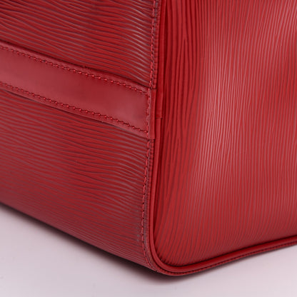 Louis Vuitton Epi Speedy 25 Rouge 13 of 17
