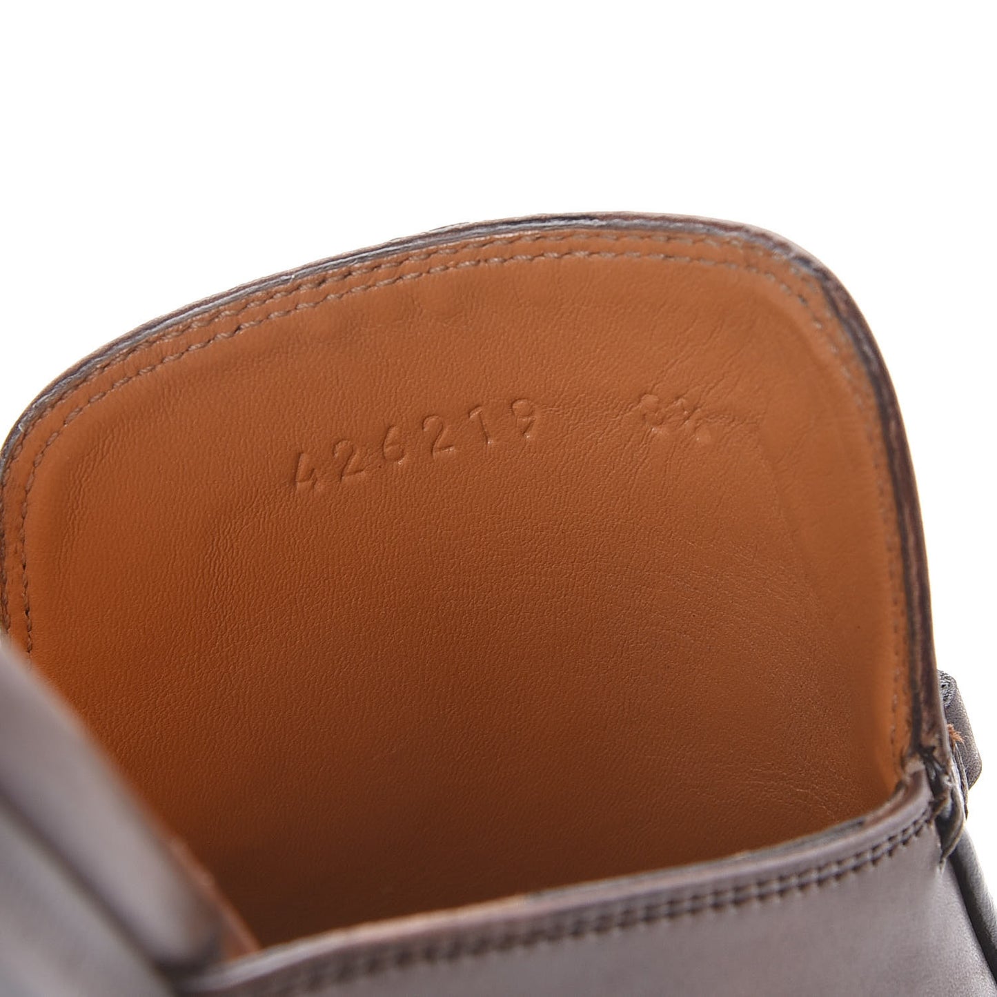 Calfskin Mens Princetown Slippers 8.5 Fondente Brown