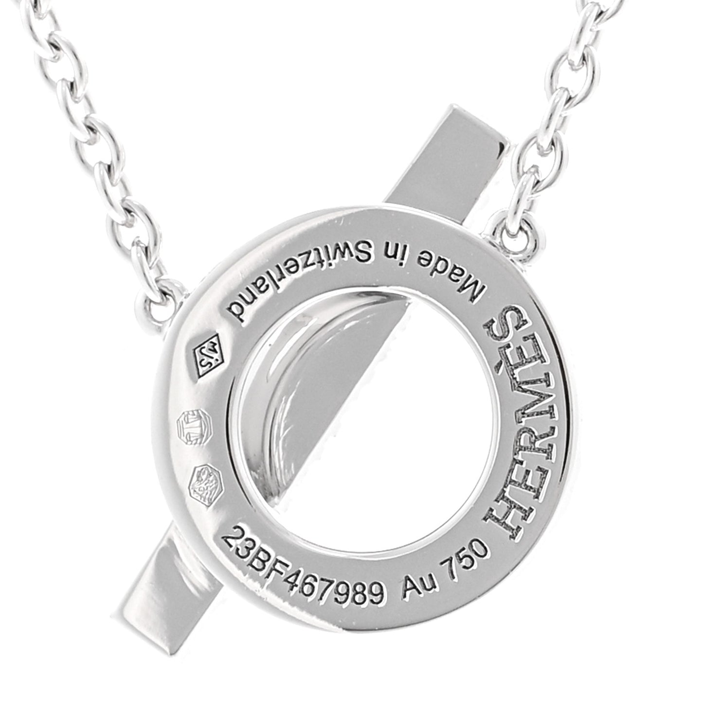18K White Gold Diamond Finesse Pendant Necklace