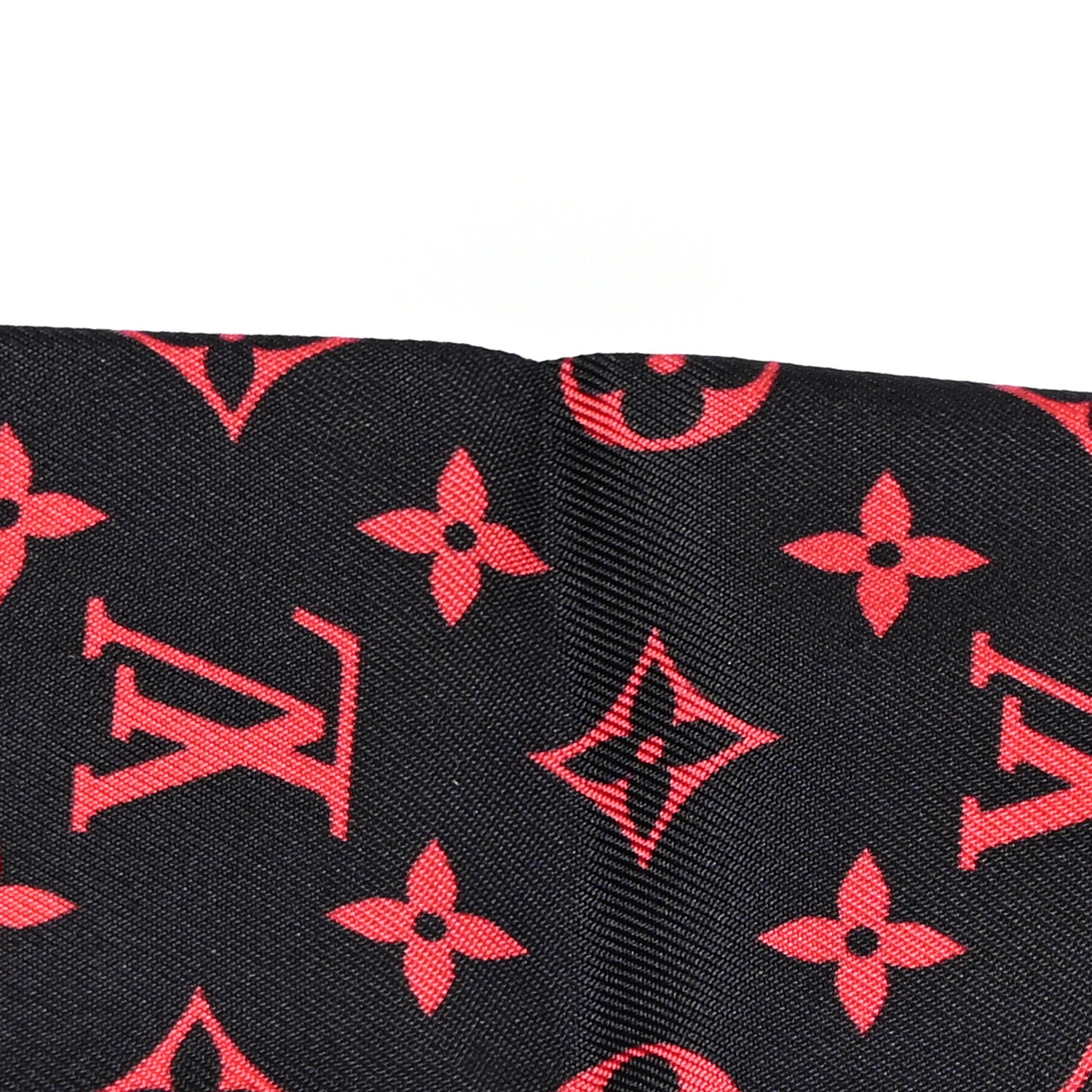 Louis Vuitton Silk Monogram Tribute To Alma BB Bandeau Black 4 of 7