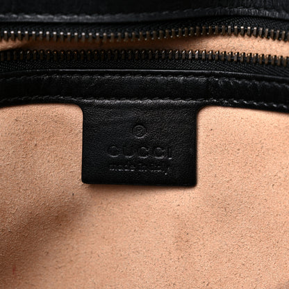 Gucci Calfskin Matelasse Medium GG Marmont Shoulder Bag Black 6 of 16