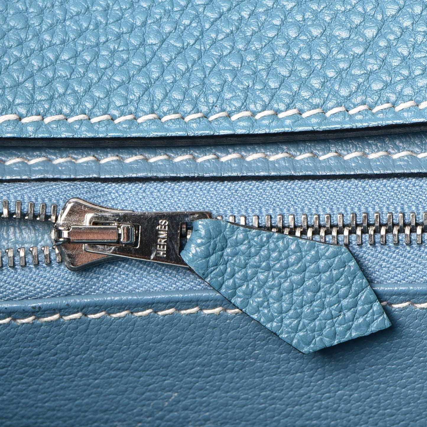 Togo Birkin 35 Blue Jean