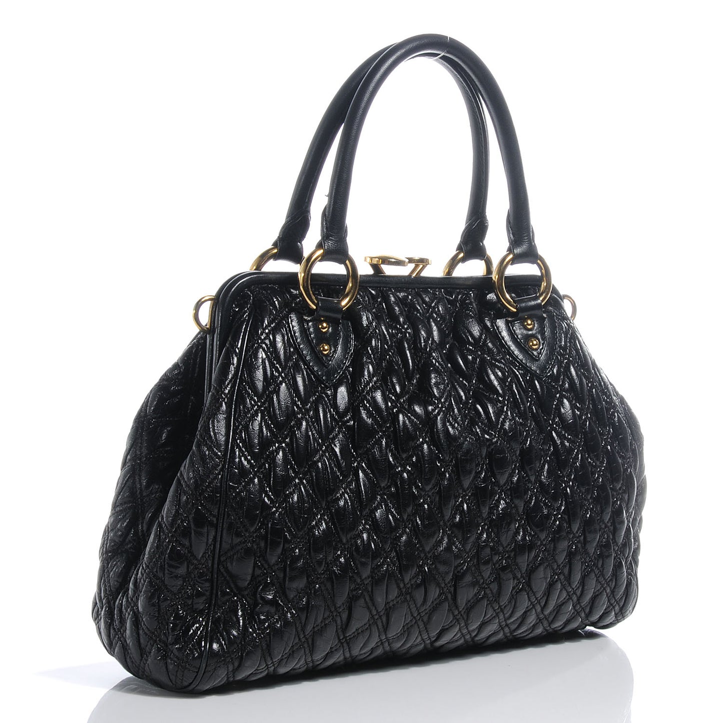 Elastic Quilted Stam Black