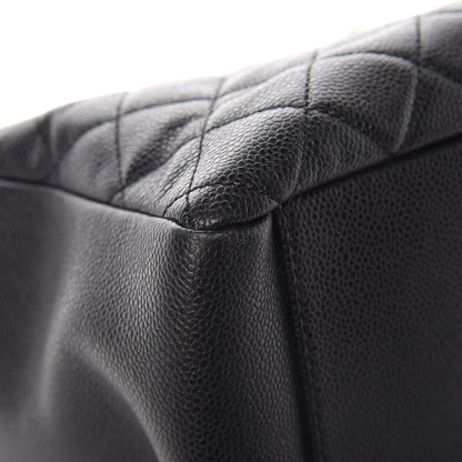 Chanel Caviar Quilted Grand Shopping Tote GST Black 11 of 14