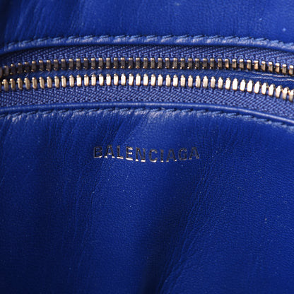 Balenciaga Calfskin XS Triangle Chain Duffle Baby Blue 6 of 10