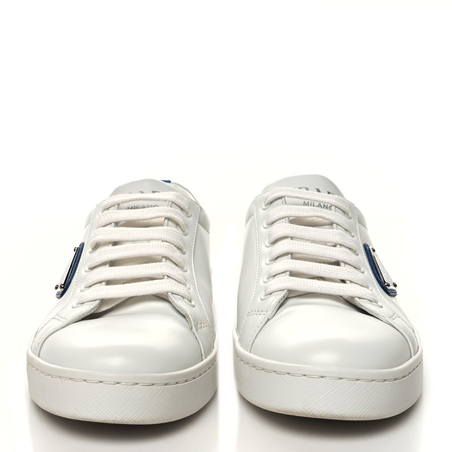 Spazzolato Rois Metal Triangle Logo 25mm Sneakers 37 White Cobalto
