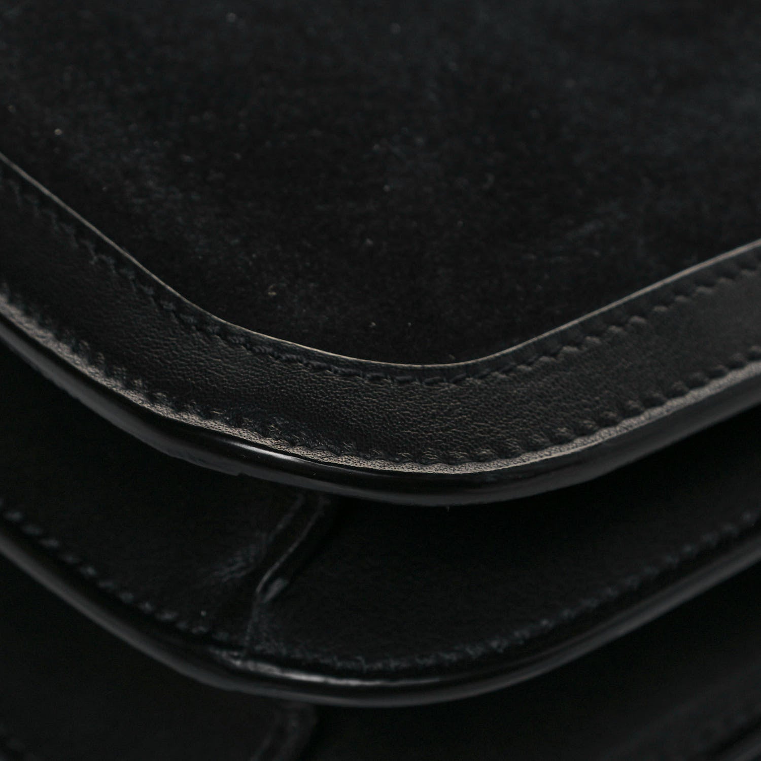 Saint Laurent Suede Smooth Calfskin Monogram Medium Solferino Soft Satchel Black 11 of 12