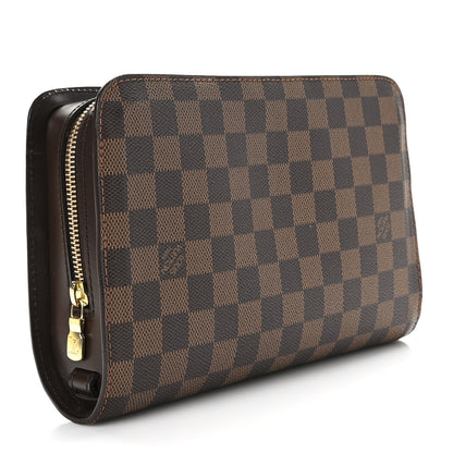 Louis Vuitton Damier Ebene Pochette Saint Louis Clutch 4 of 8