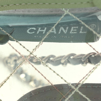 Chanel Lambskin PVC Quilted Mini Coco Splash Flap Blue Green 6 of 10