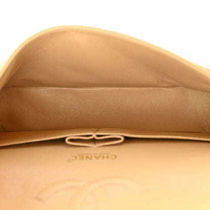 Chanel Caviar Quilted Medium Double Flap Beige 5 of 11