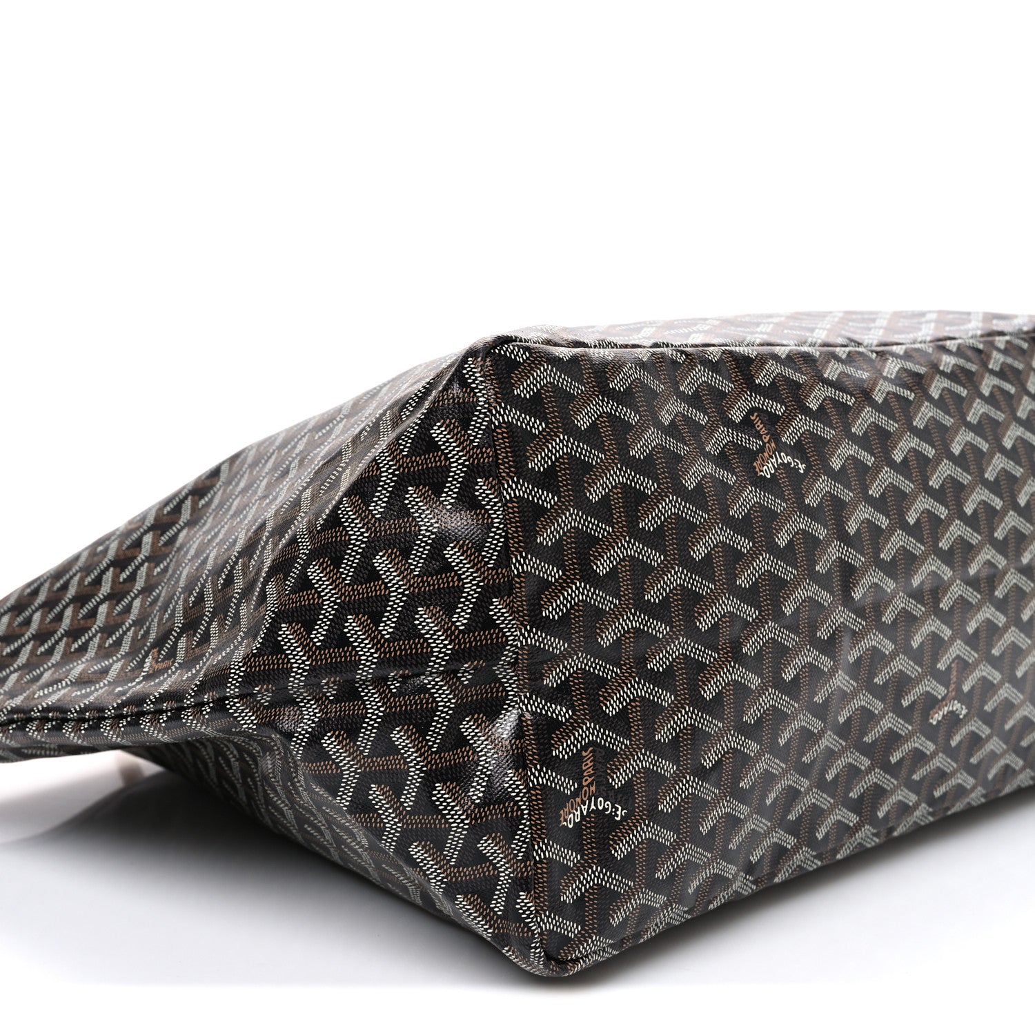 Goyard Goyardine Saint Louis GM Black Gold 10 of 11