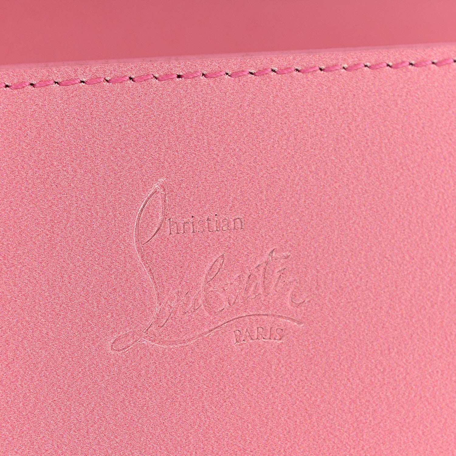 Christian Louboutin Calfskin Spikes Loubinthesky Paloma Wallet On Chain Degraftersun Gold 6 of 16