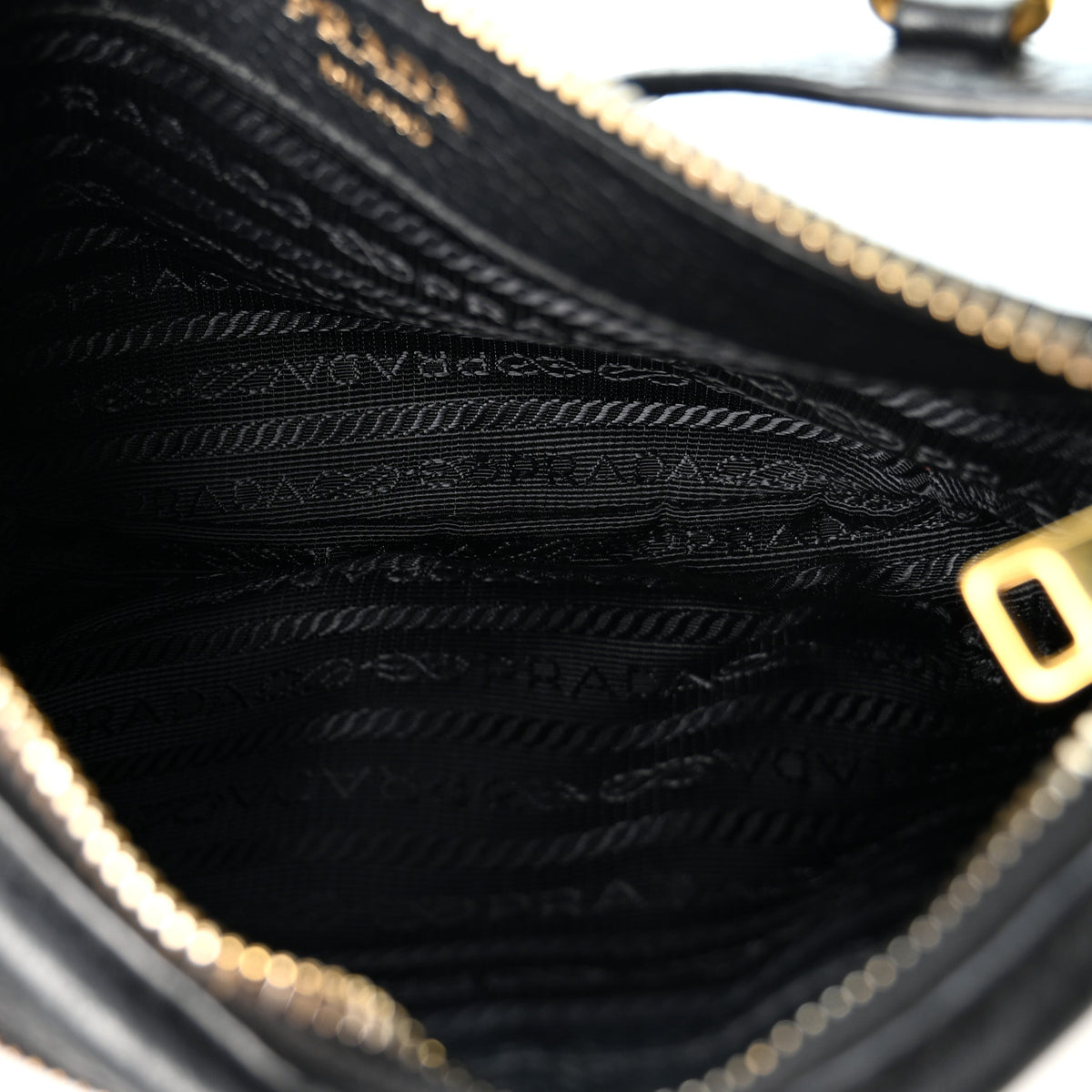 Prada Vitello Daino Small Belt Bag Black 4 of 9