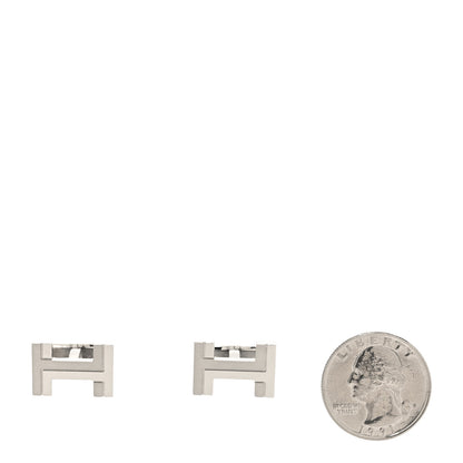 Hermes Palladium H Au Carre Cufflinks Silver 3 of 6