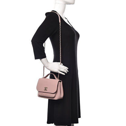 Chanel Caviar Quilted Small Business Affinity Flap Light Pink 2 of 11