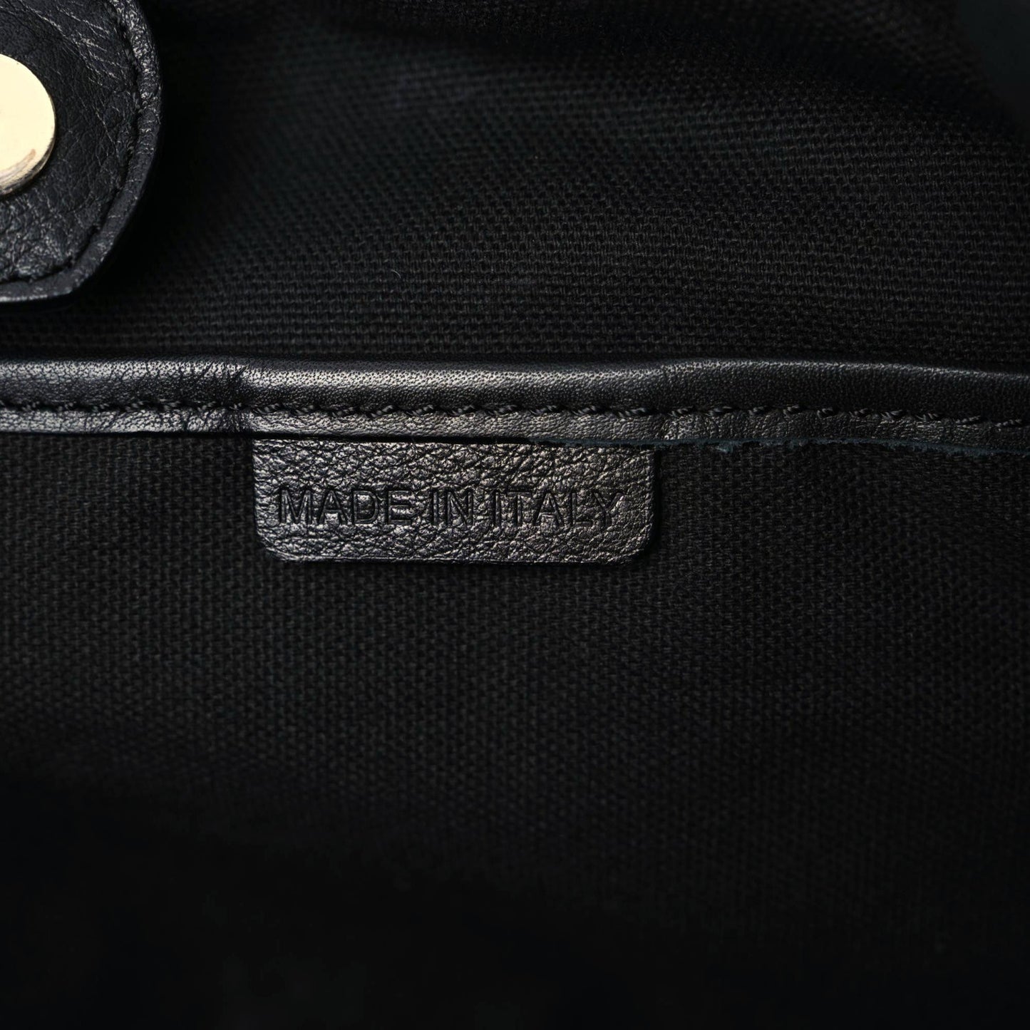 Calfskin House Check Big Crush Black