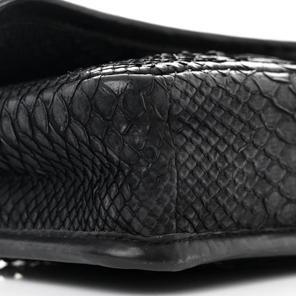 Chanel Snakeskin Mini  Flap Black 9 of 11