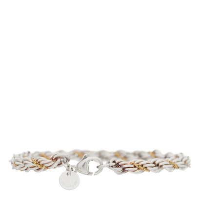 Tiffany Sterling Silver 18K Yellow Gold Rope Chain Bracelet 3 of 3