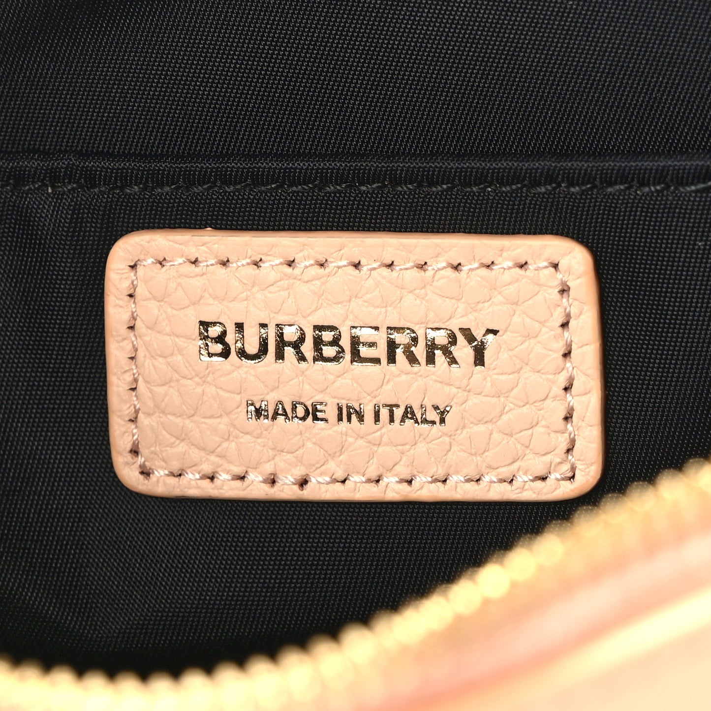 Grained Calfskin Small Camera Bag Peach Pink