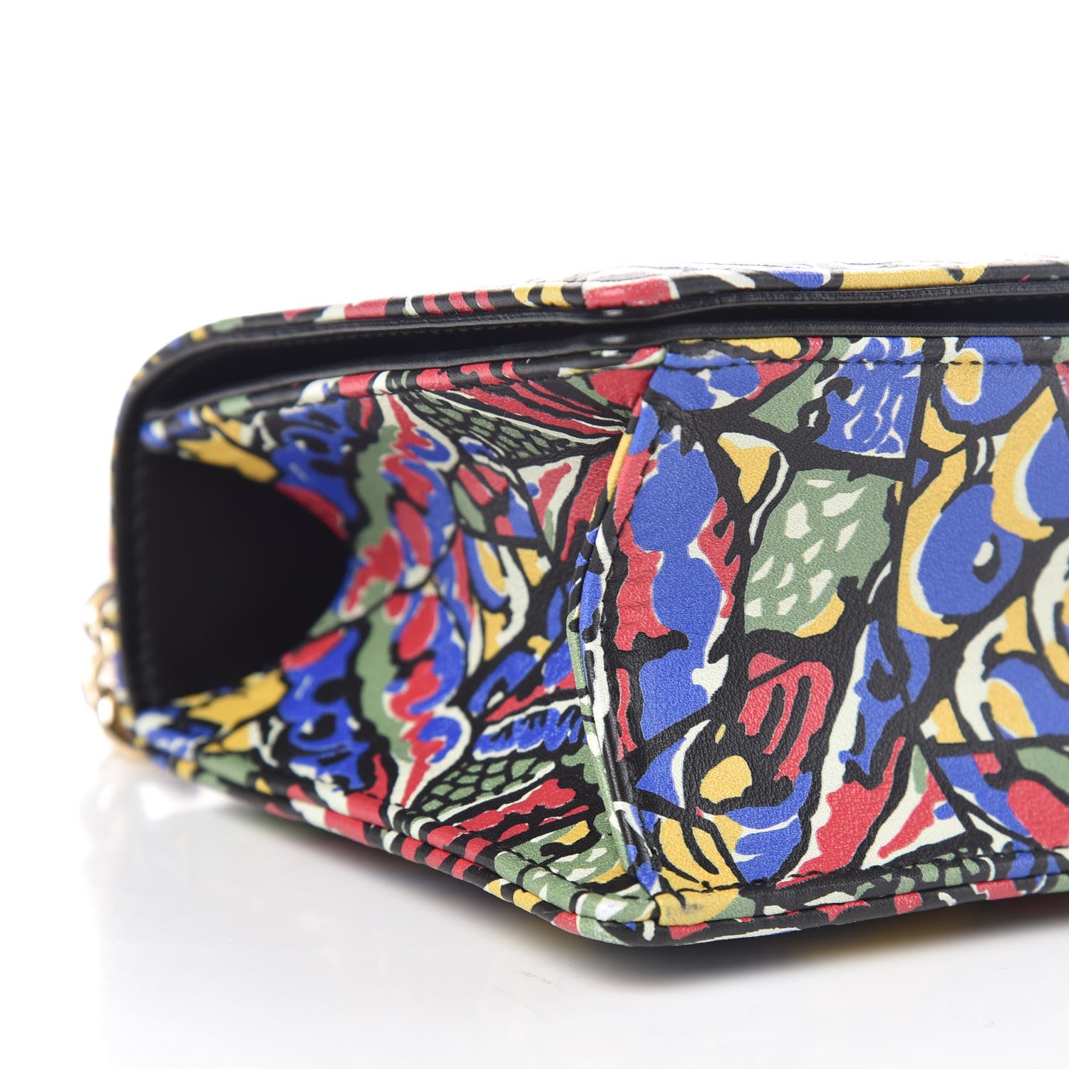 Christian Dior Calfskin Butterfly Printed Small Diorama Flap Bag Multicolor 9 of 10