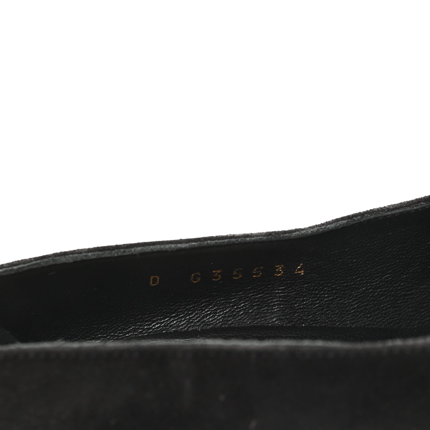 Suede Patent Calfskin Cap Toe Pearl Pumps 36 Black