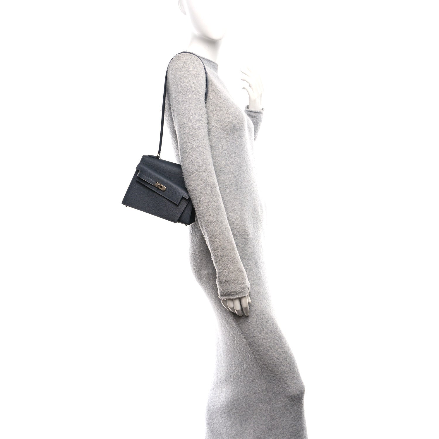 Hermes Epsom Kelly En Desordre Sellier 20 Ardoise 2 of 14