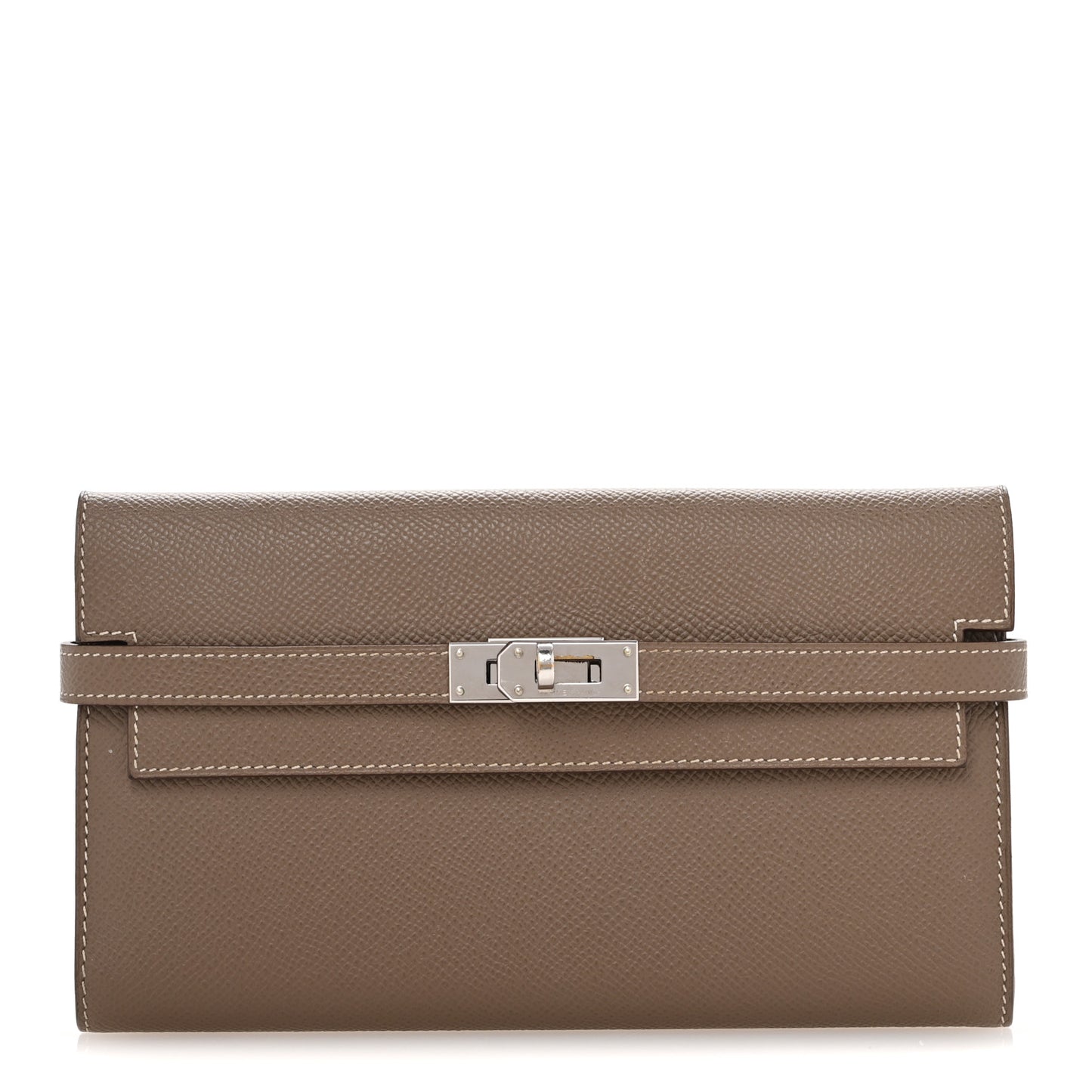 Epsom Kelly Longue Wallet  Etoupe