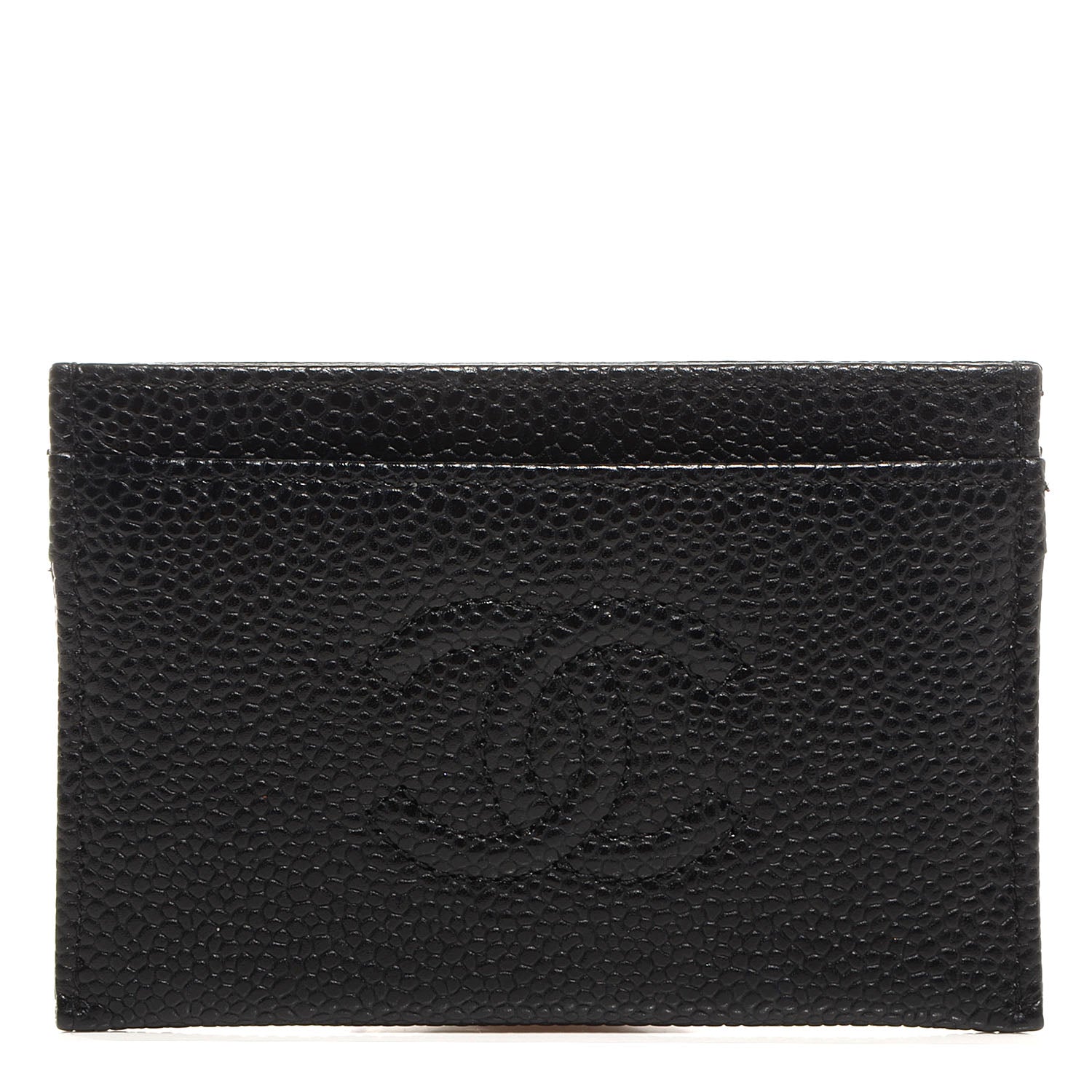 Chanel Caviar Timeless CC Card Holder Black 1 of 8