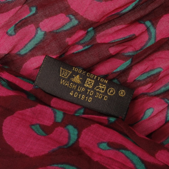 Cotton Sprouse Leopard Pareo Rouge Fauviste