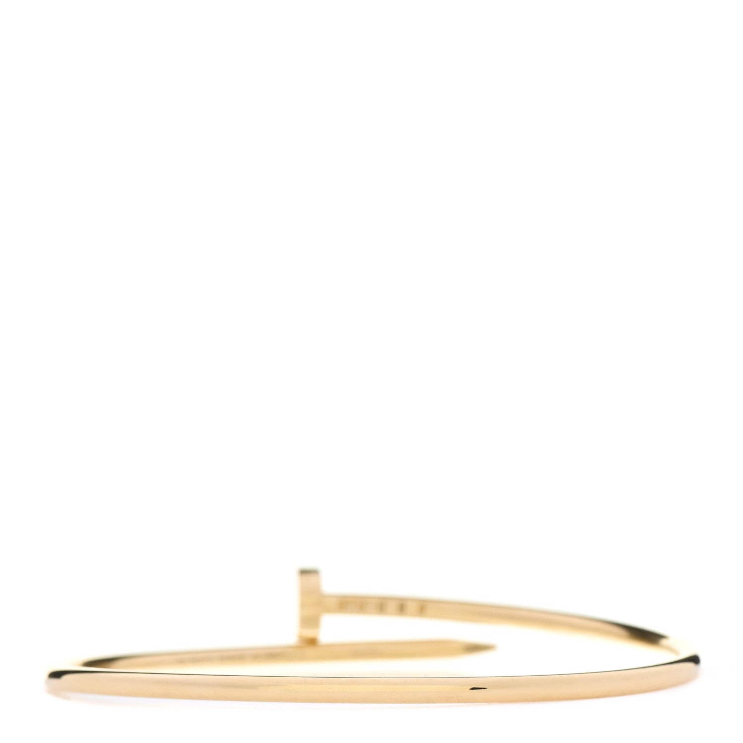 Cartier 18K Yellow Gold Small Juste Un Clou Bracelet 17 2 of 3