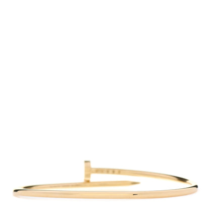 Cartier 18K Yellow Gold Small Juste Un Clou Bracelet 17 2 of 3