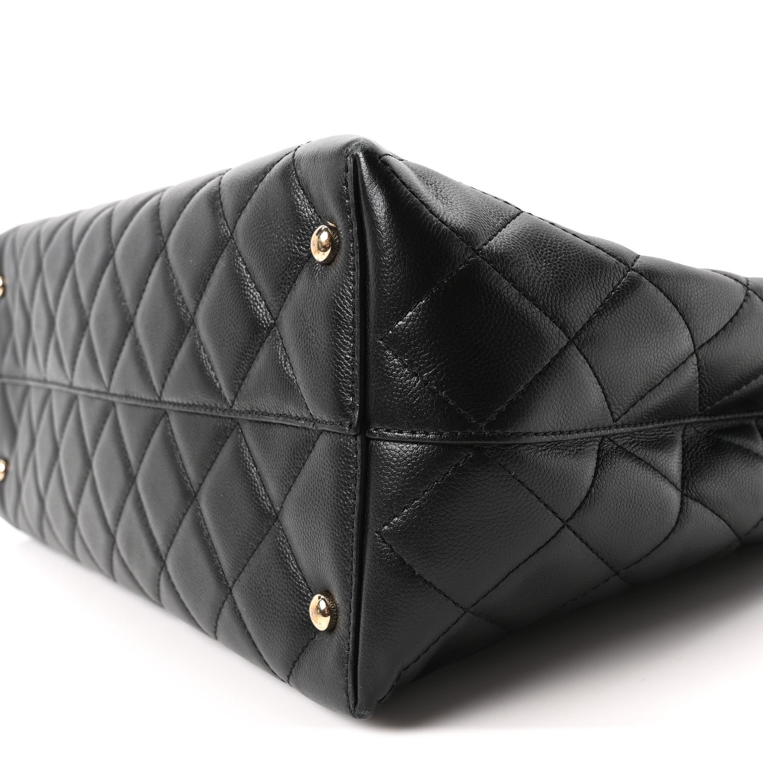 Chanel Caviar Quilted Small Shopping Tote Black 10 of 11