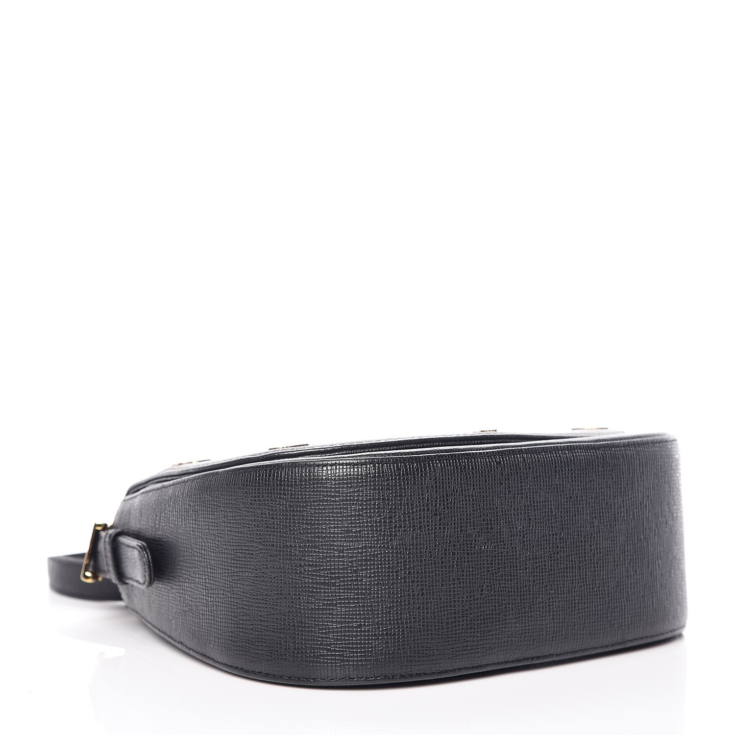 MCM Saffiano Studded Crossbody Black 4 of 10