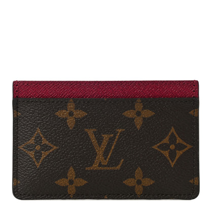 Louis Vuitton Monogram Card Holder Fuchsia 1 of 9