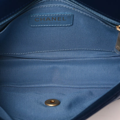 Chanel Lambskin Quilted All Around Flap Blue 4 of 10
