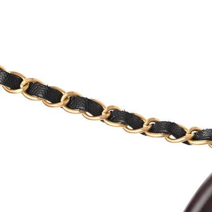 Chanel Caviar Lizard Embossed Quilted Small Coco Handle Flap Black 11 of 11