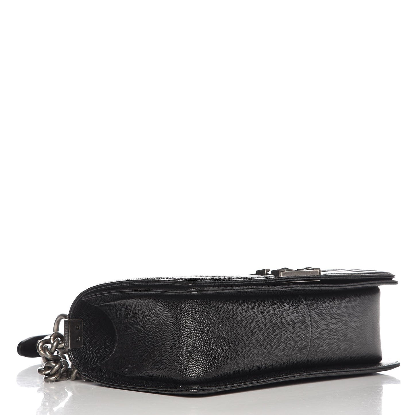 Caviar Quilted Medium Boy Flap Black
