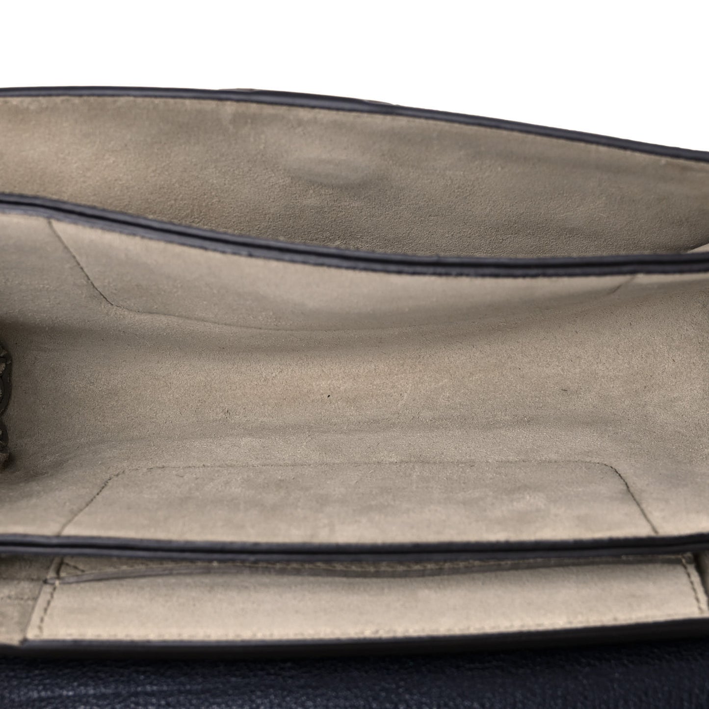 Calfskin Suede Floral Patchwork Studded Small Faye Shoulder Bag Full Blue
