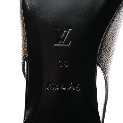 Louis Vuitton Patent Monogram Cherie Slingback Ballerina Flats 38 8 of 9
