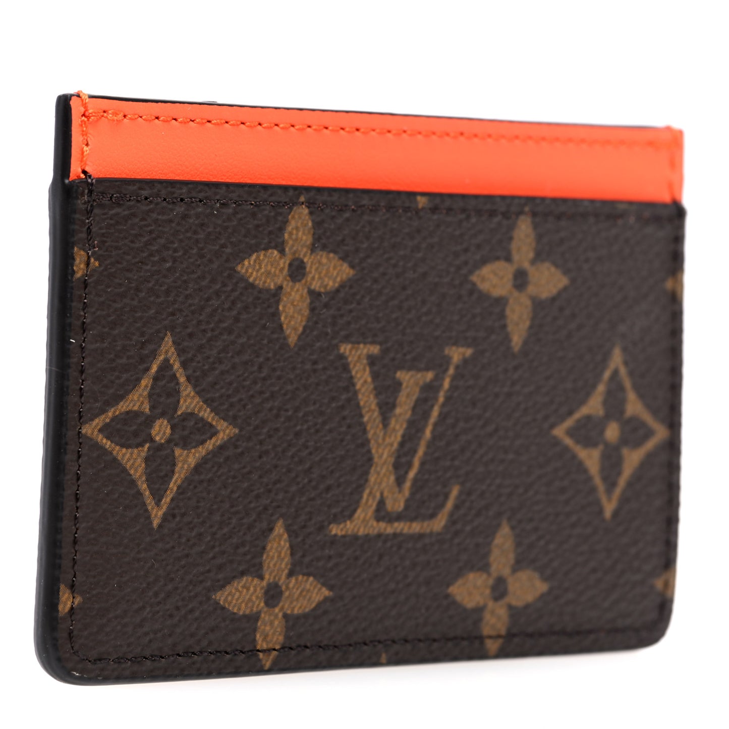 Monogram Card Holder Orange