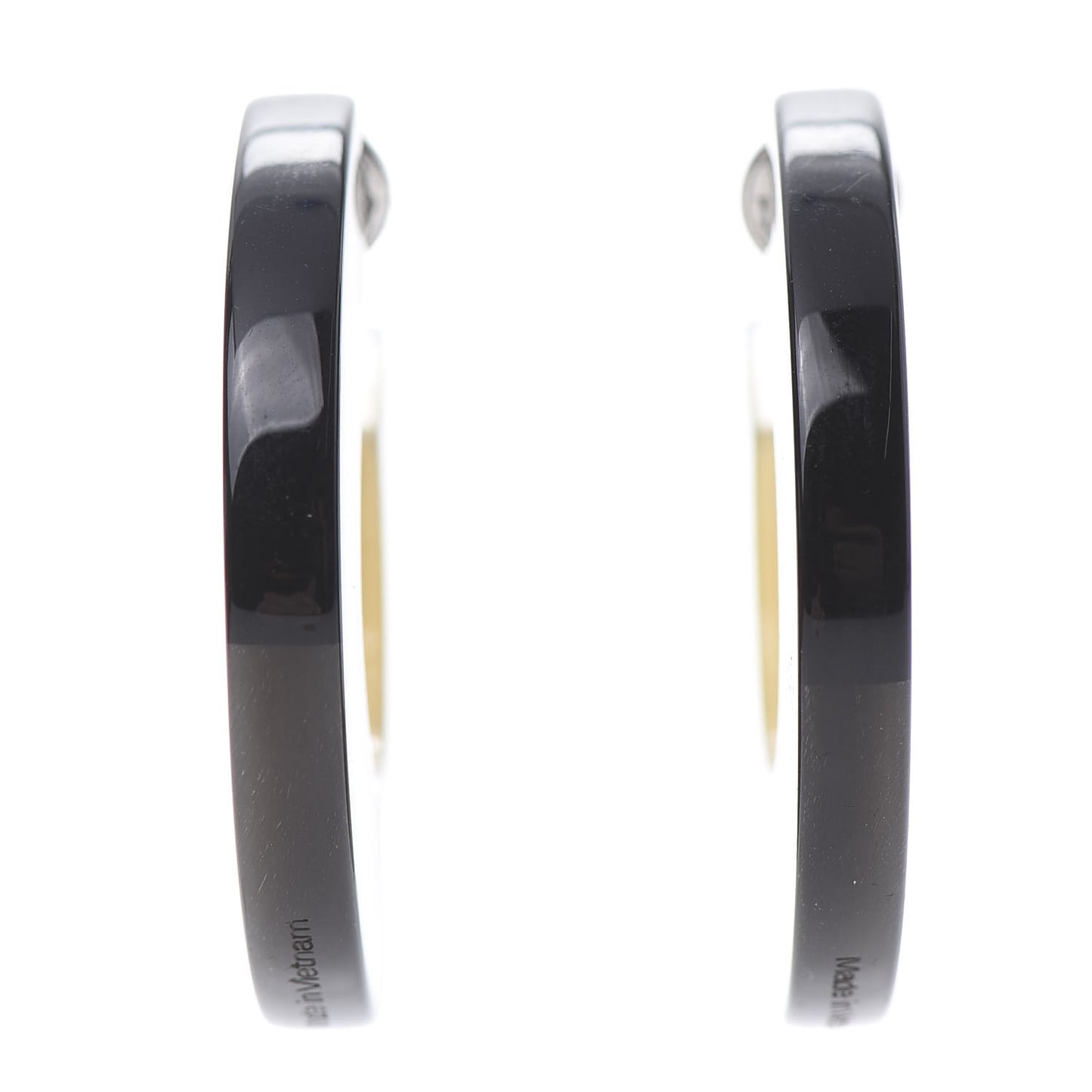 Buffalo Horn Hoop Earrings
