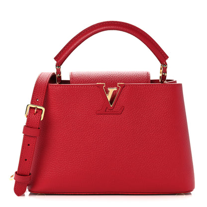 Louis Vuitton Taurillon Capucines BB Scarlet Red 1 of 9